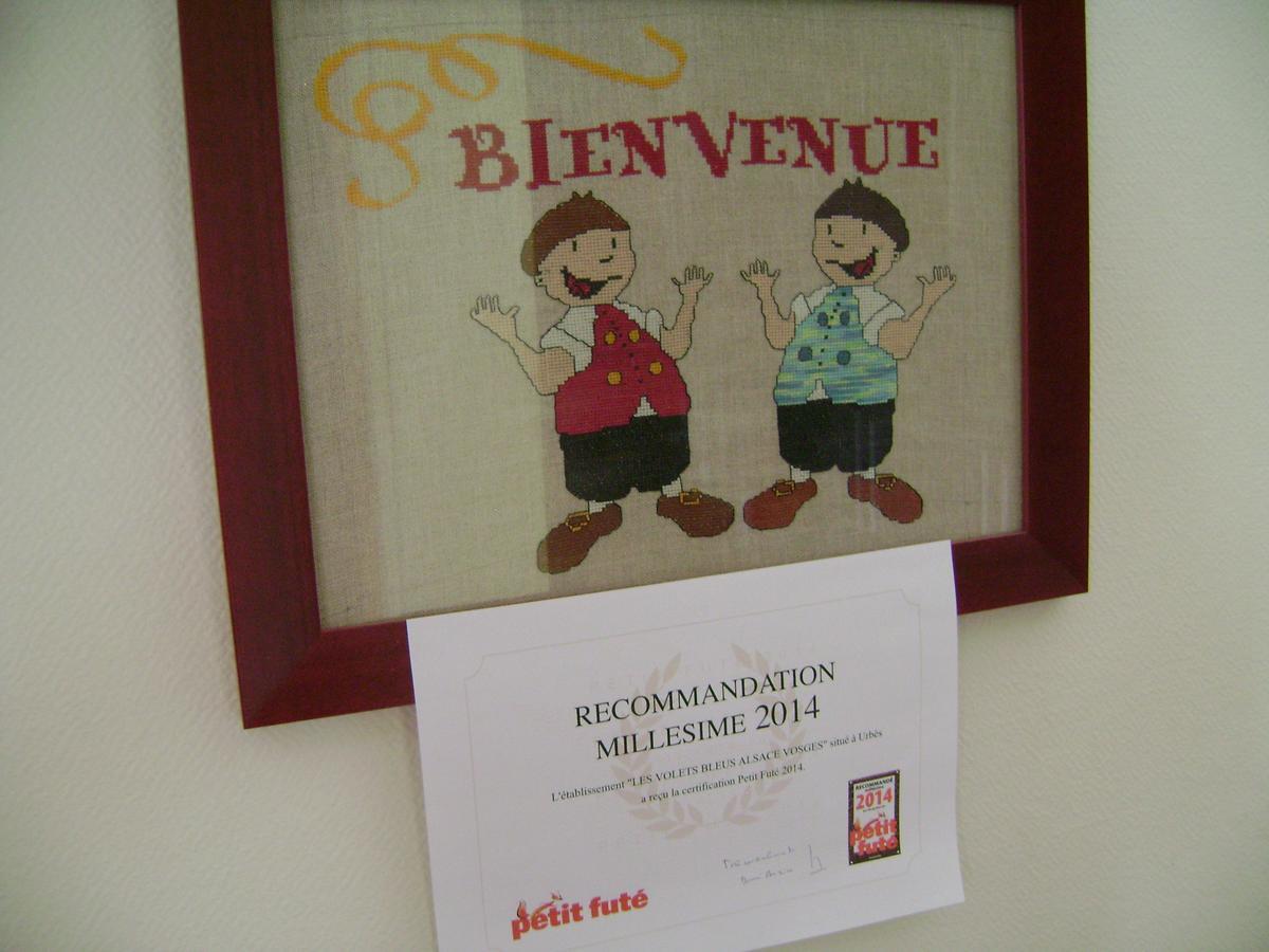 Les Volets Bleus Alsace Vosges Bed & Breakfast Urbes Bagian luar foto